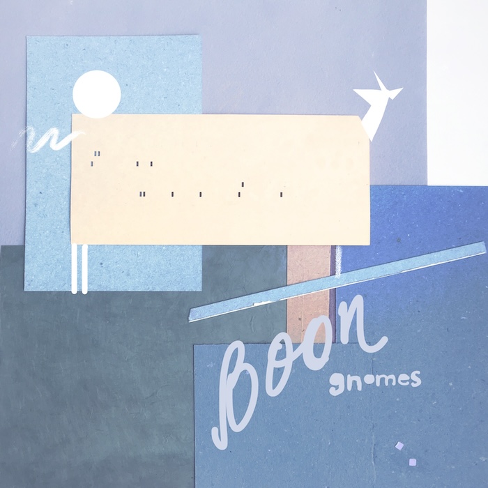 vivid red flora against a deep blue night sky with a glowing moon